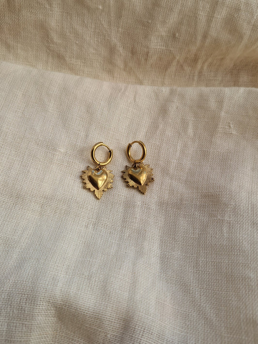 Boucles d'oreilles Lys