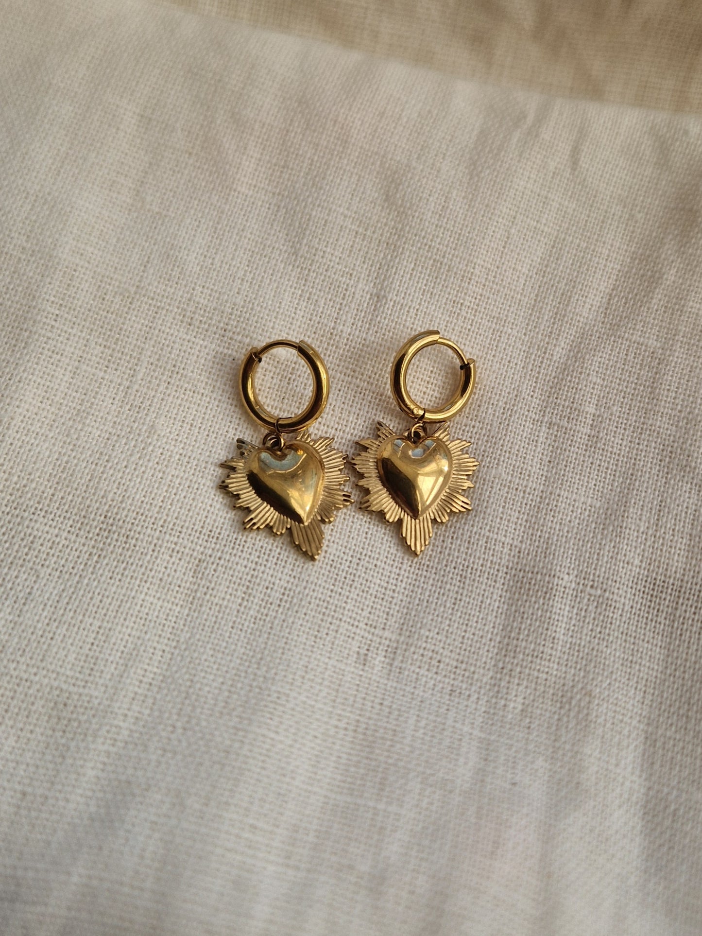 Boucles d'oreilles Lys