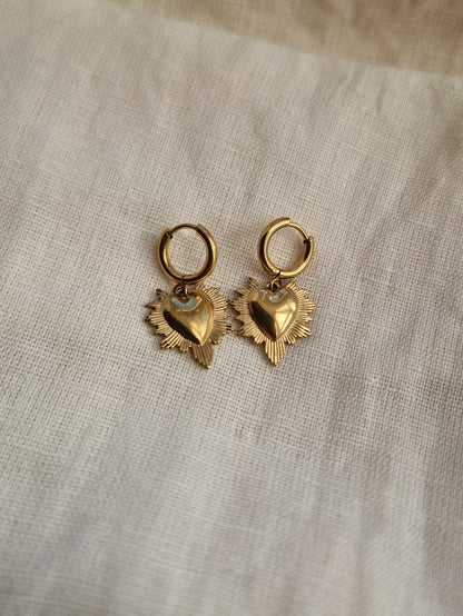 Boucles d'oreilles Lys