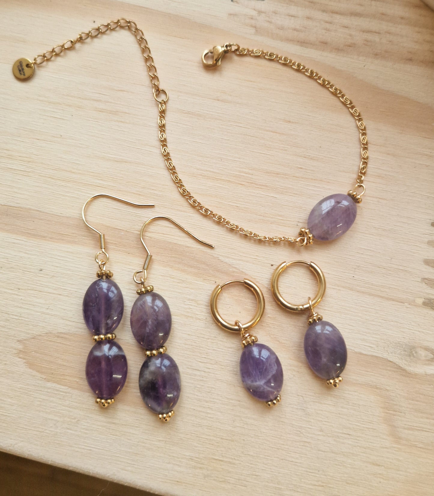 Bijoux Daisy - Boucles et bracelet