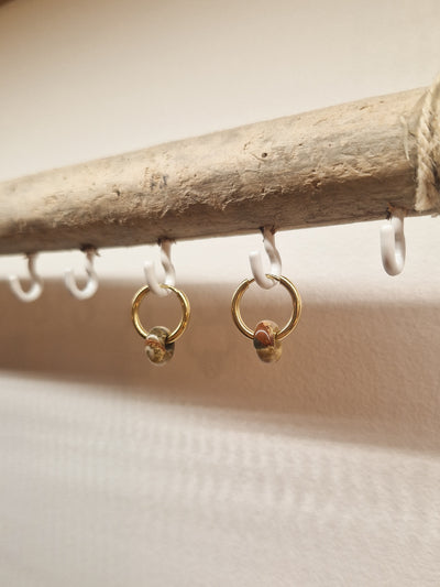 Boucles d'oreilles Cayo Jaspe Breschia