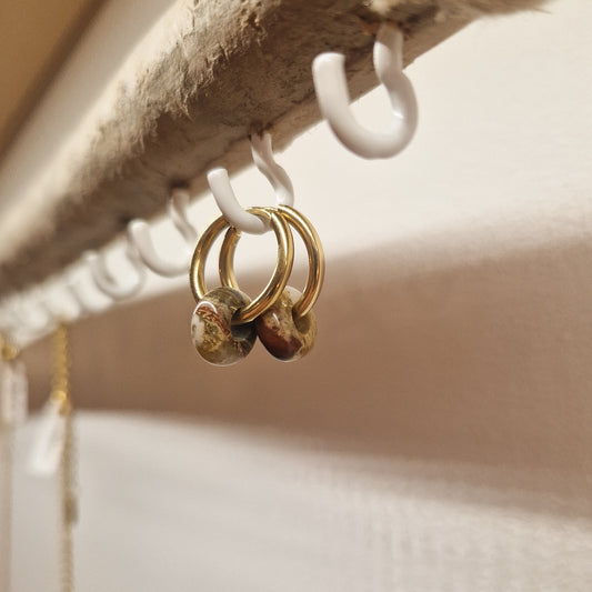Boucles d'oreilles Cayo Jaspe Breschia