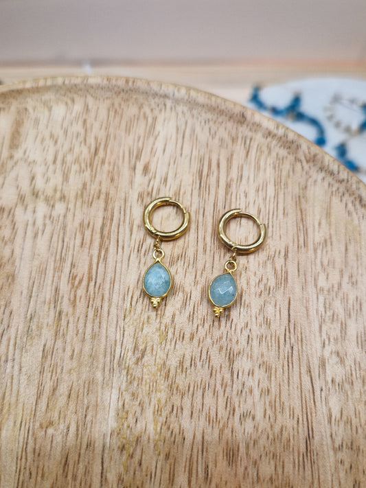 Boucles Ana Amazonite
