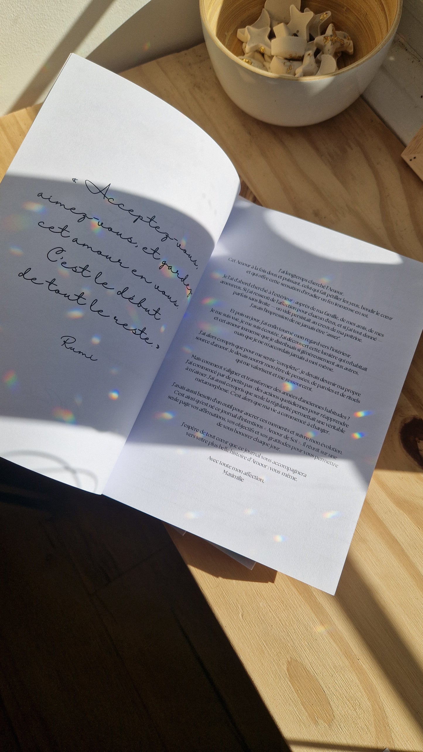 Journal d'intention "Amour de Soi"