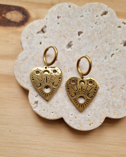 Boucles d’oreilles Amour