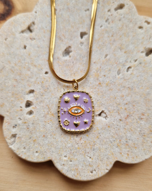 Collier Protect - Lilas