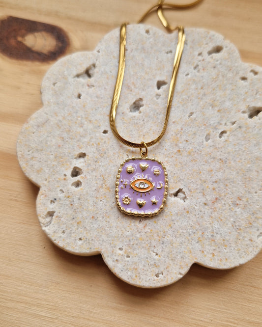 Collier Protect - Lilas