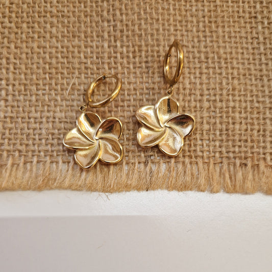 Boucles d’oreilles Plumeria
