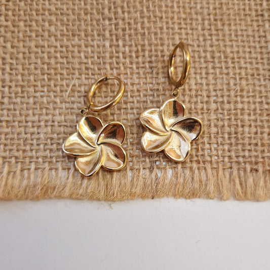 Boucles d’oreilles Plumeria