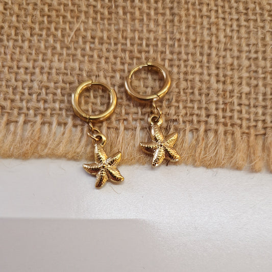 Boucles d’oreilles Petites étoiles de mer