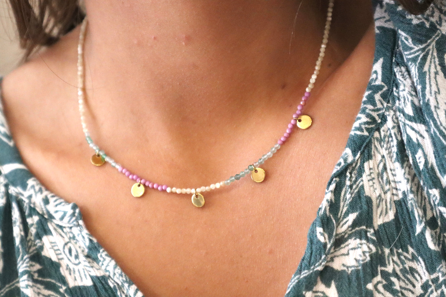 Ras de cou et bracelet Spring