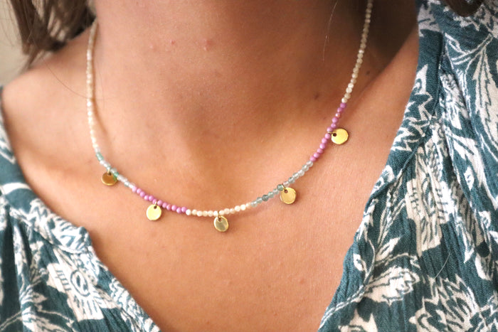 Ras de cou et bracelet Spring