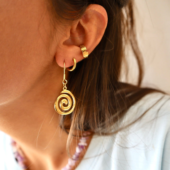 Boucles d’oreilles • The Sacred Spiral