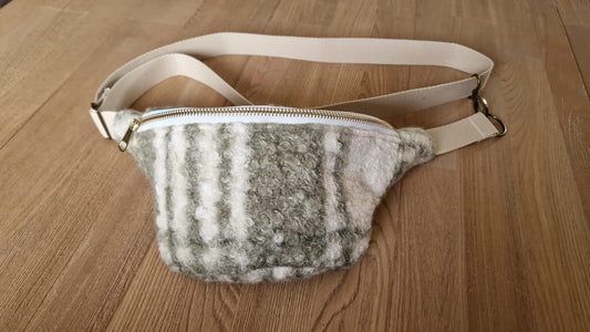 Édition limitée - Sac Banane Bouclette Tartan Taille Small