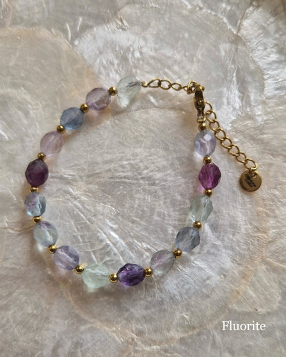 Bracelet Aline • Pierres semi-précieuses