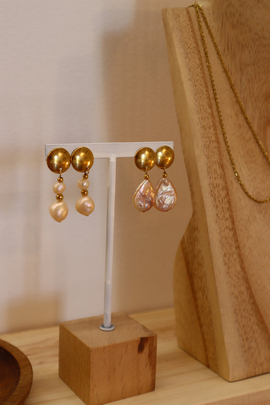 Boucles d’oreilles Perles