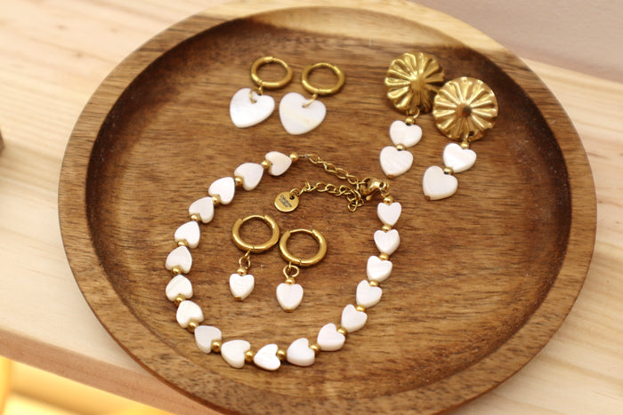 Bijoux Cœur Nacre