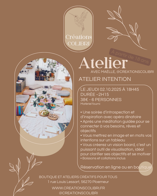 Atelier Intention - 02 octobre