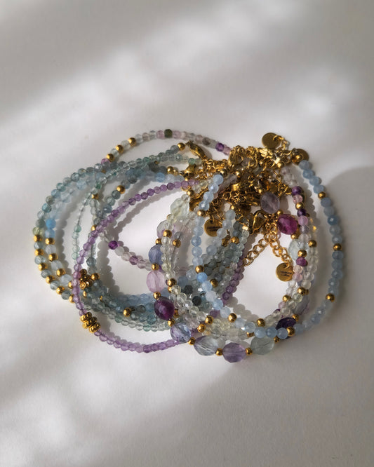 Bracelet Aline • Pierres semi-précieuses