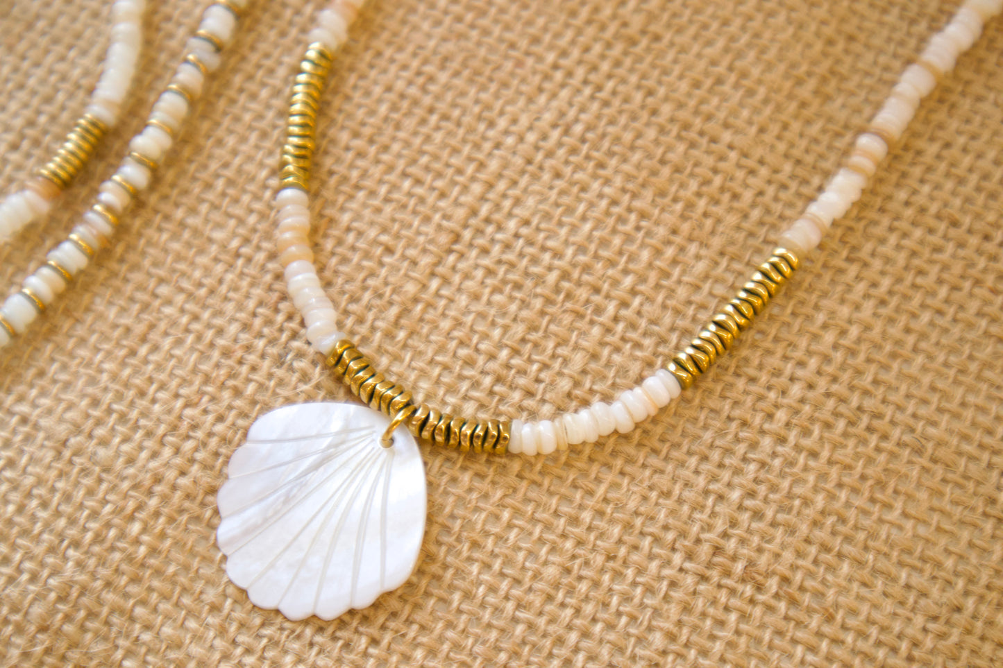 Bijoux Perles de coquillage