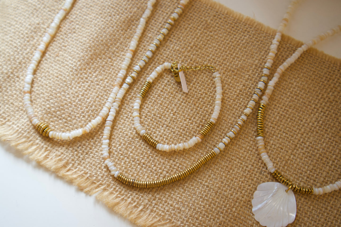 Bijoux Perles de coquillage