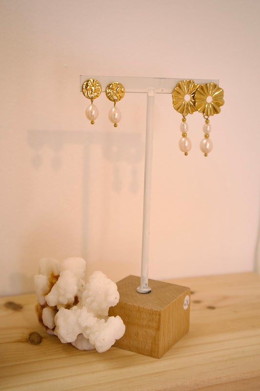 Boucles d’oreilles Perles