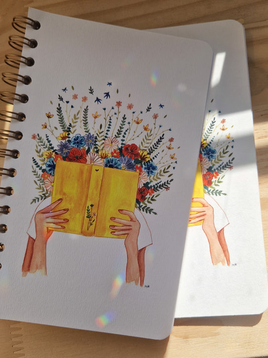 Carnet Livre en fleurs