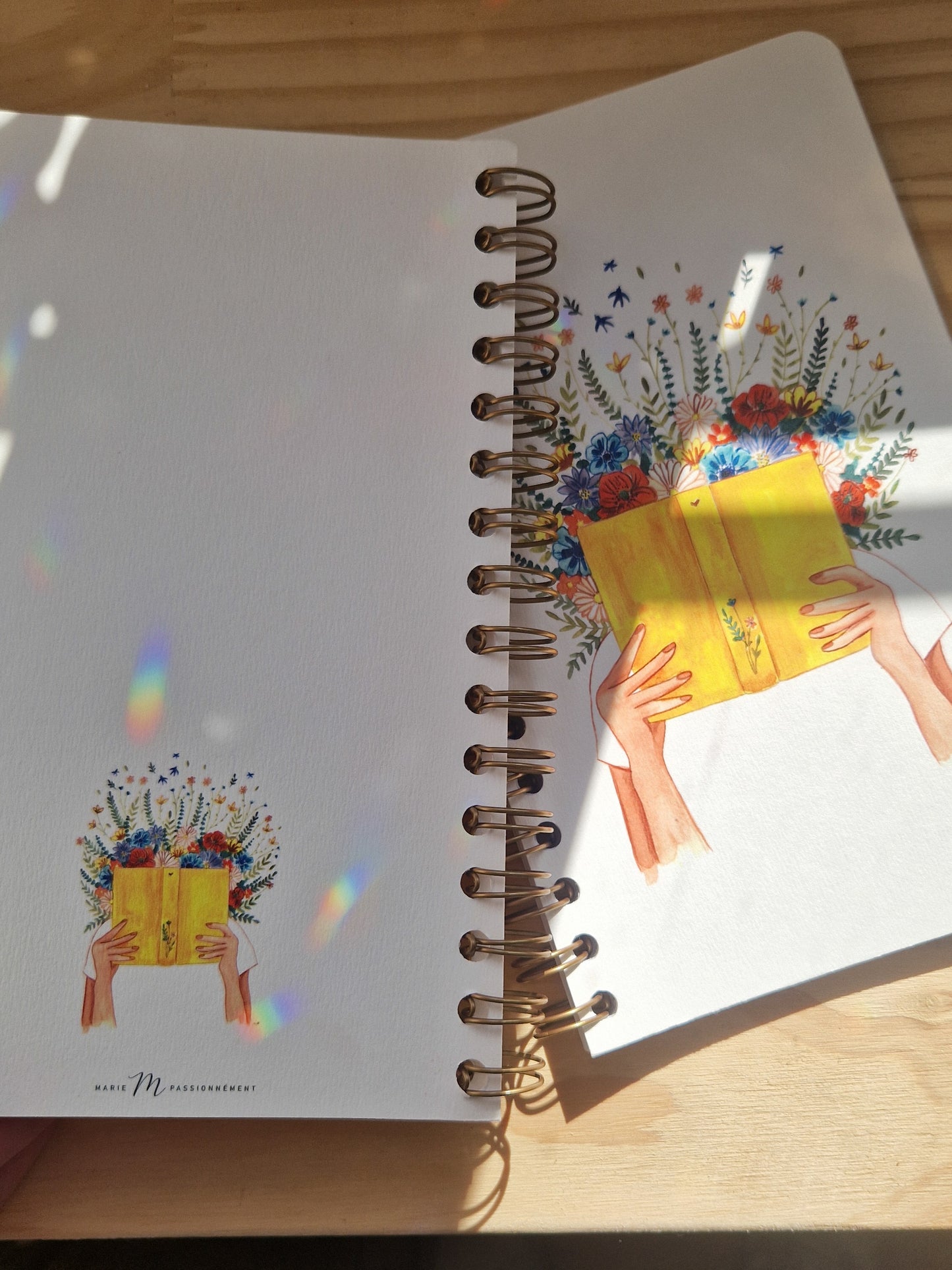 Carnet Livre en fleurs