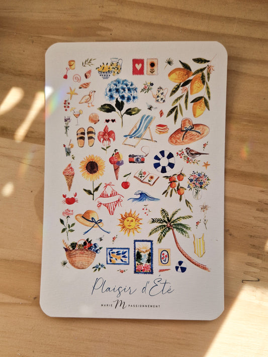 Carte postale Plaisir d'été