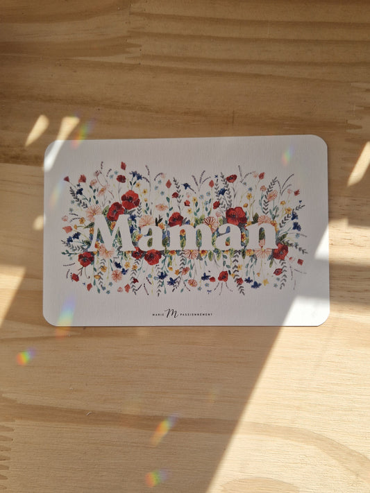Carte postale Maman