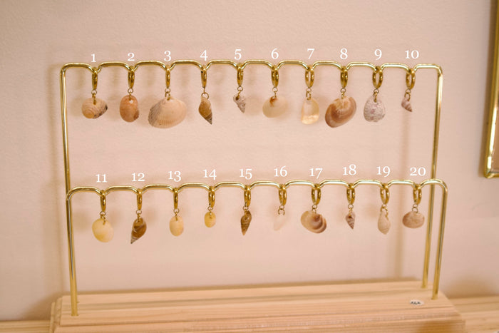 Boucles d’oreille Coquillages Bretons