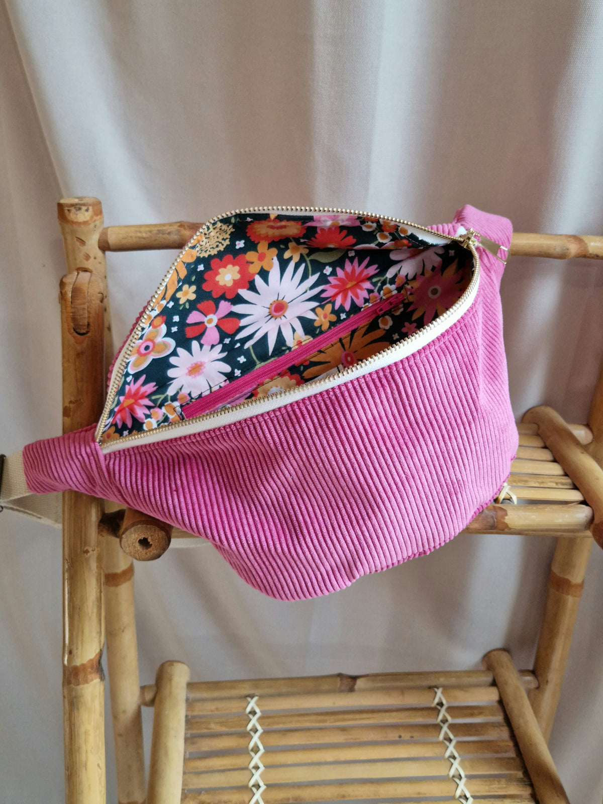 Sac Banane Fuschia Taille Medium