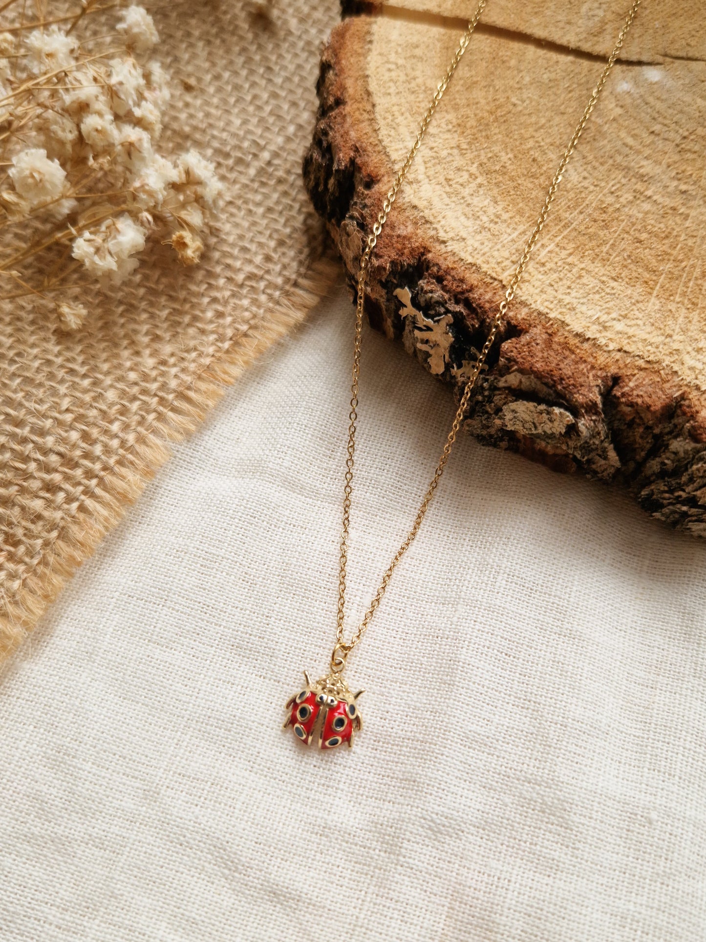 Collier Petite Coccinelle