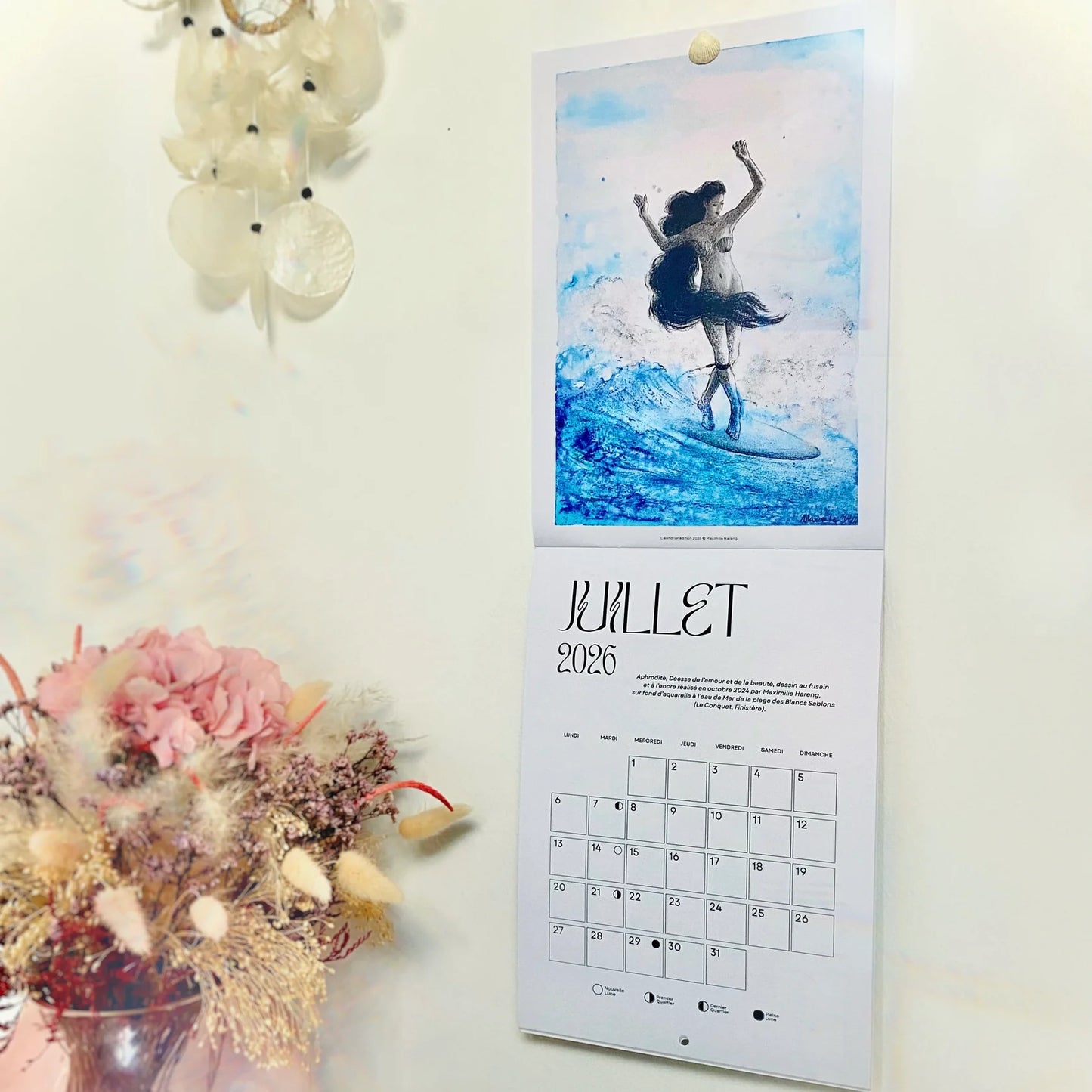 Calendrier 2026 MaximilieArt