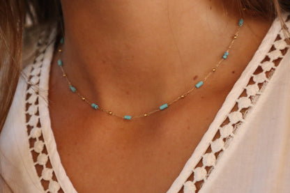 Ras de cou Belem Turquoise