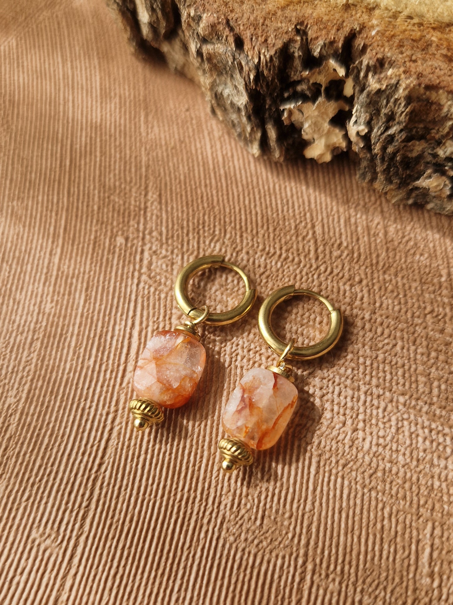 Boucles d'oreilles #2 - Heart to Earth