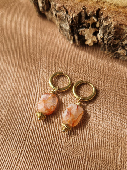 Boucles d'oreilles #2 - Heart to Earth