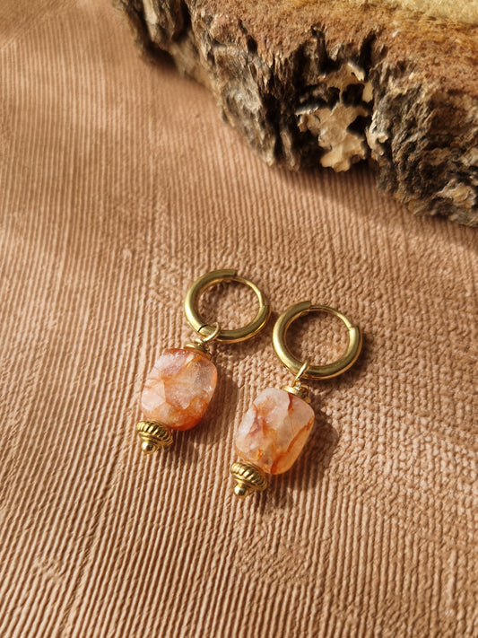 Boucles d'oreilles #2 - Heart to Earth