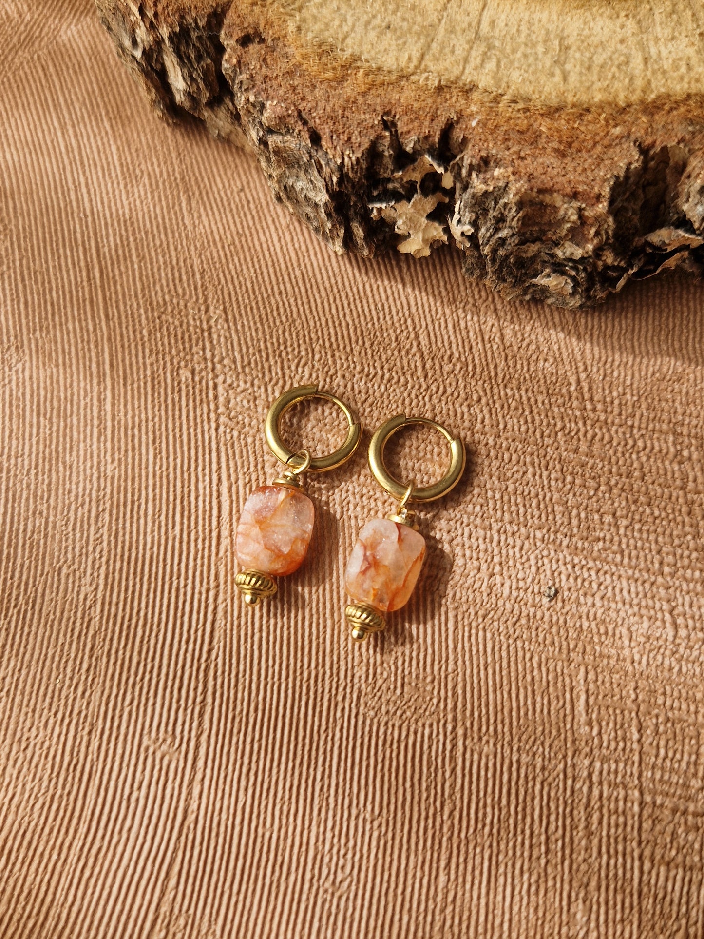 Boucles d'oreilles #2 - Heart to Earth