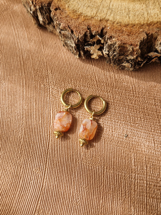Boucles d'oreilles #2 - Heart to Earth