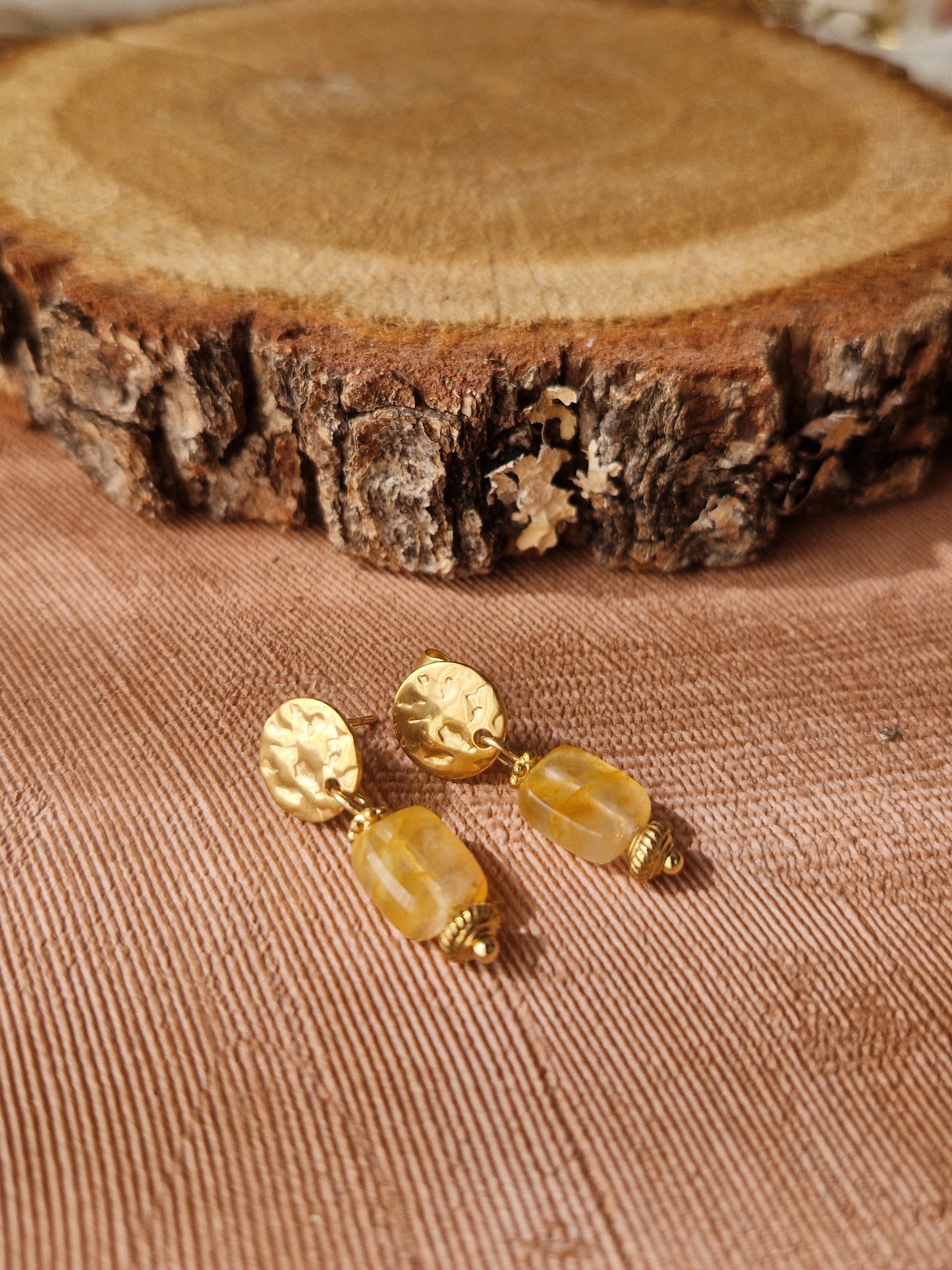 Boucles d'oreilles #3 - Heart to Earth