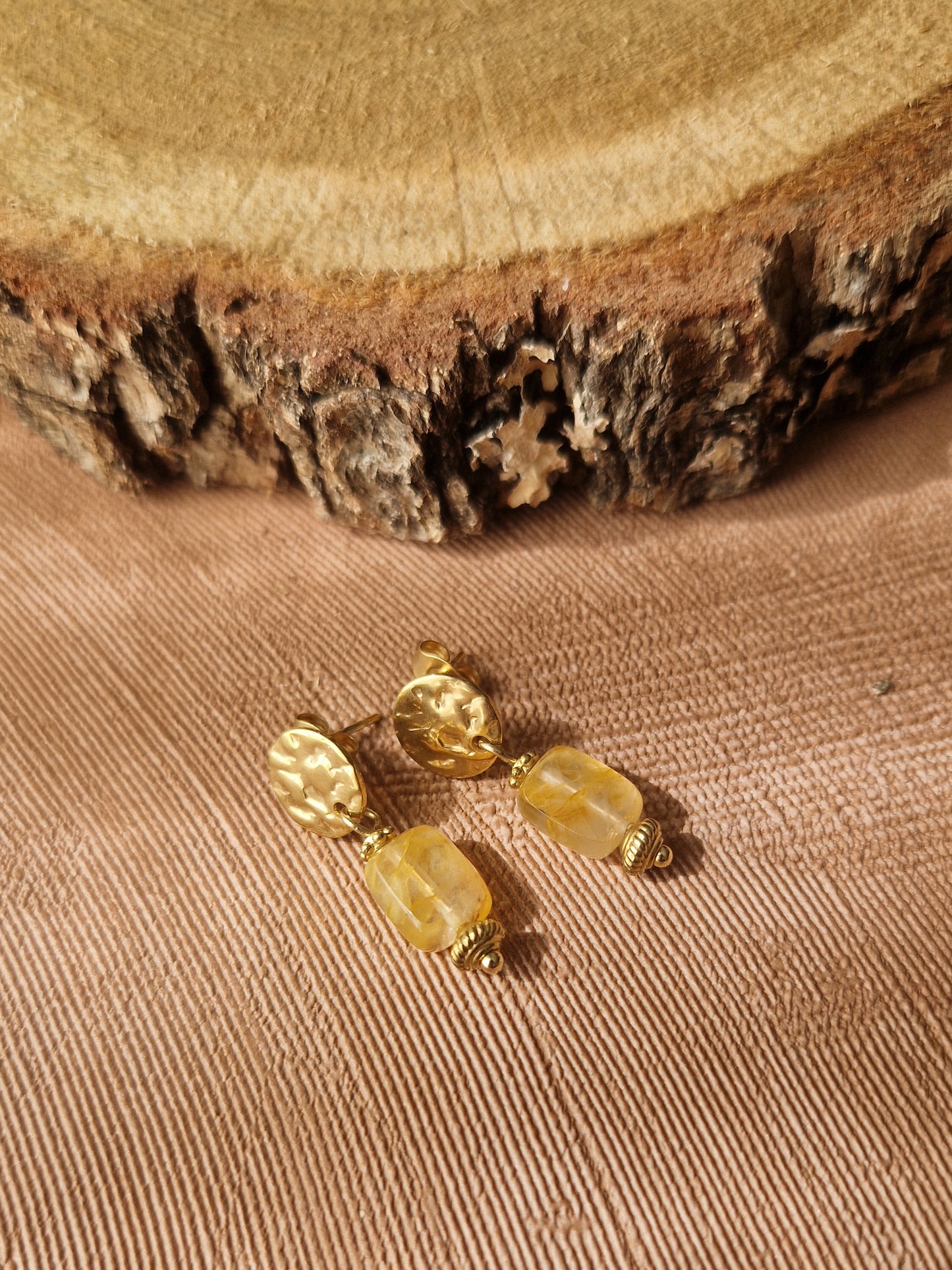 Boucles d'oreilles #3 - Heart to Earth