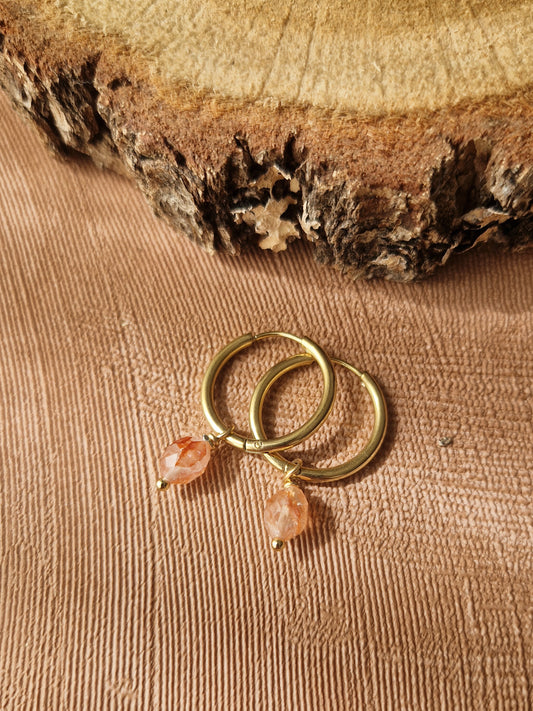 Boucles d'oreilles #8 - Heart to Earth