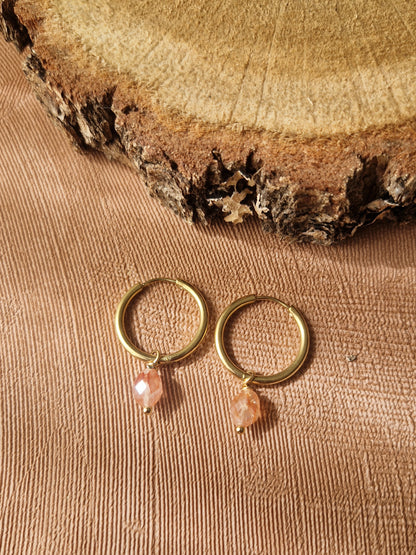 Boucles d'oreilles #8 - Heart to Earth