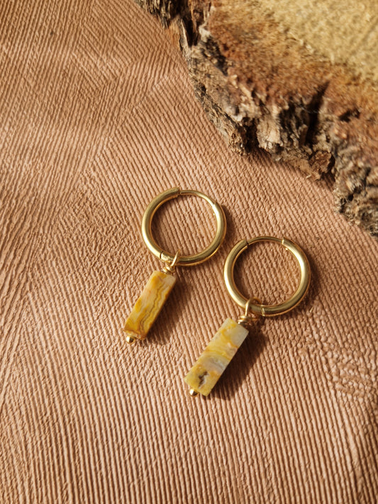 Boucles d'oreilles #4 - Heart to Earth