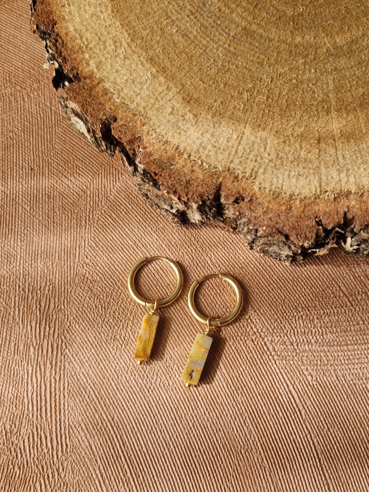 Boucles d'oreilles #4 - Heart to Earth
