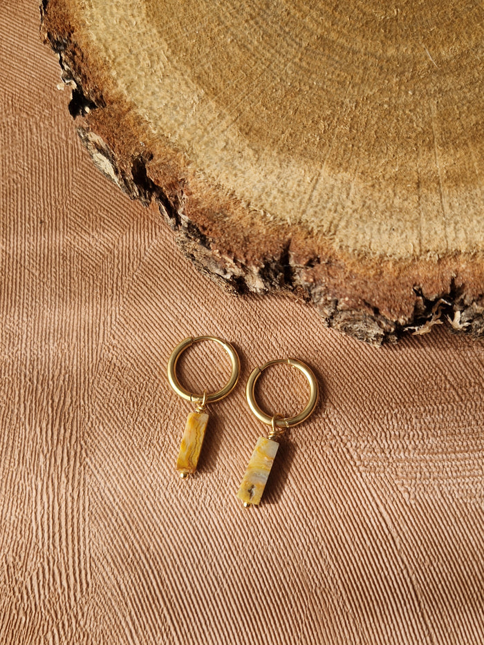 Boucles d'oreilles #4 - Heart to Earth