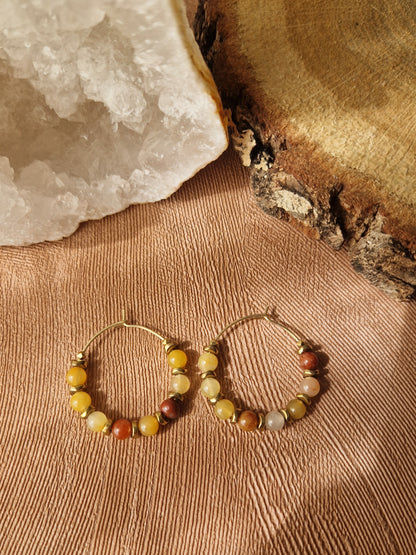 Boucles d'oreilles #1 - Heart to Earth