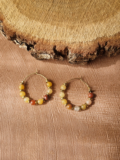 Boucles d'oreilles #1 - Heart to Earth