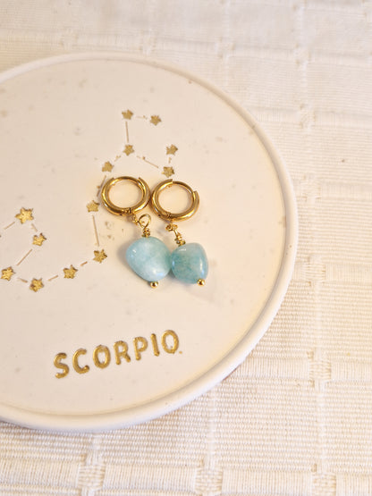 Boucles d'oreilles Porto Rico Amazonite